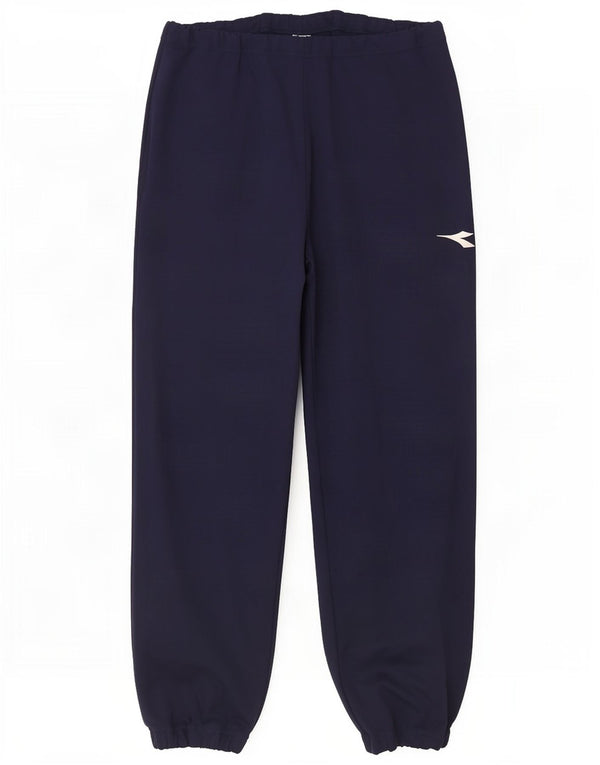 Diadora Mens Tracksuit Trousers Joggers Large Navy Blue Polyester