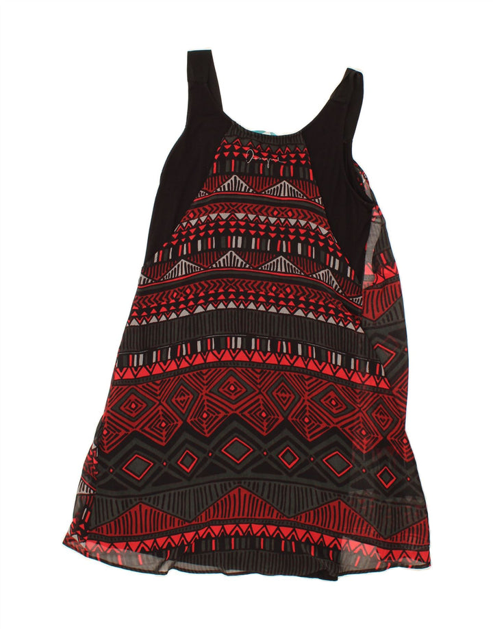 DESIGUAL Womens Graphic A-Line Dress IT 42 Medium Black Geometric Vintage Desigual and Second-Hand Desigual from Messina Hembry 