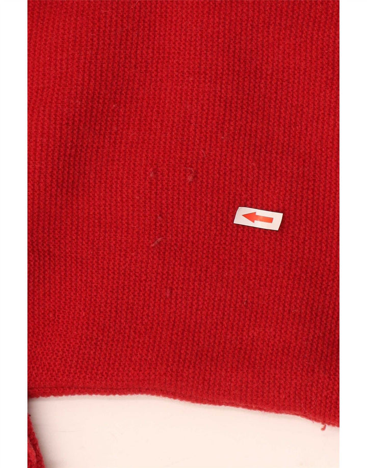 Dolomite Womens Cardigan Sweater UK 16 Large Red Wool