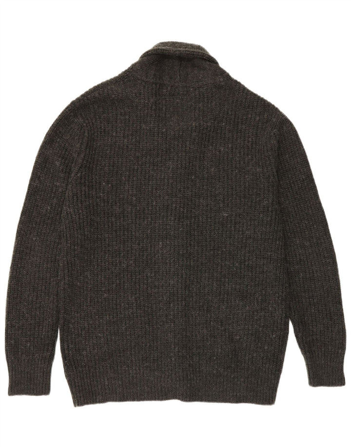 Angelo Litrico Mens Cardigan Sweater XL Grey Acrylic