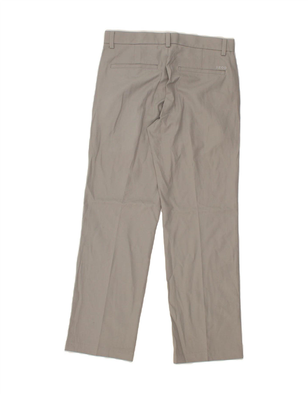 IZOD Mens Slim Fit Chino Trousers W30 L30  Grey Polyester Vintage Izod and Second-Hand Izod from Messina Hembry 