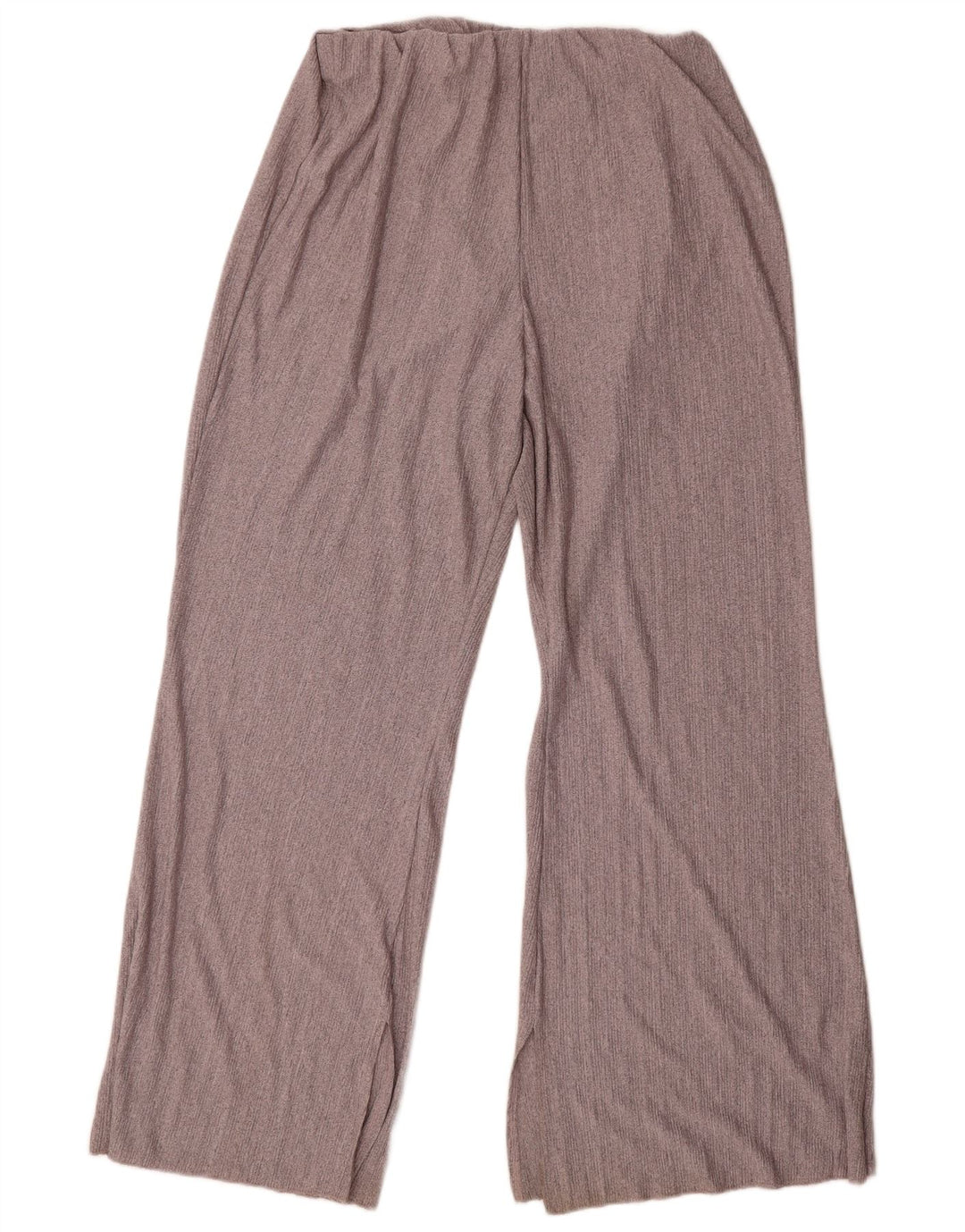 Zara Womens Flare Casual Trousers Large W34 L32 Grey Polyester