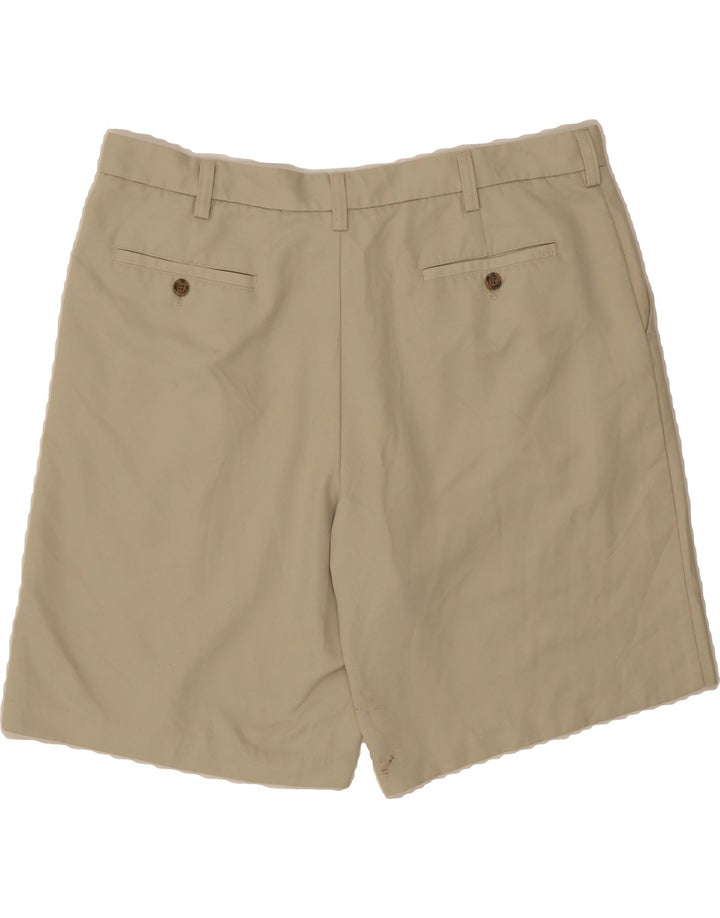 IZOD Mens Chino Shorts W40 XL Beige Polyester Vintage Izod and Second-Hand Izod from Messina Hembry 