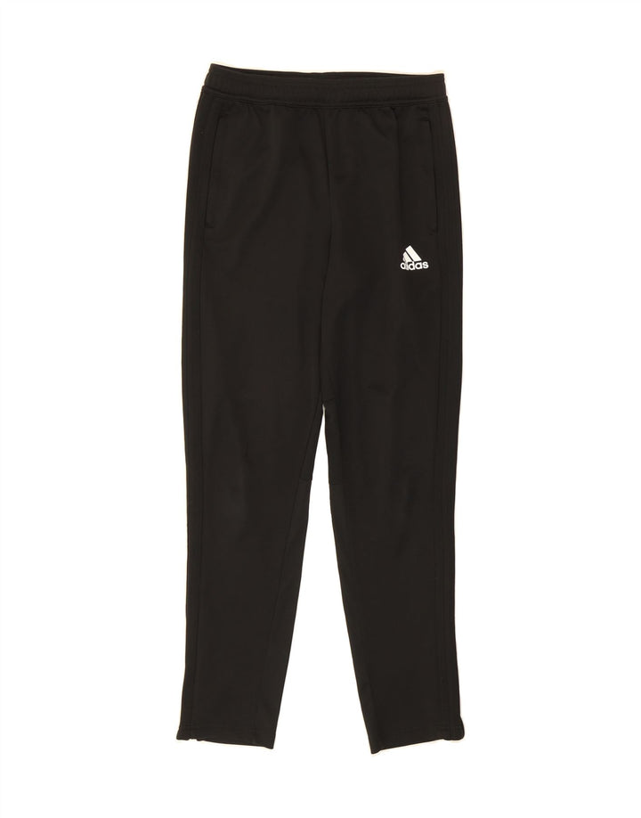 ADIDAS Boys Climacool Tracksuit Trousers 13-14 Years  Black Polyester Vintage Adidas and Second-Hand Adidas from Messina Hembry 
