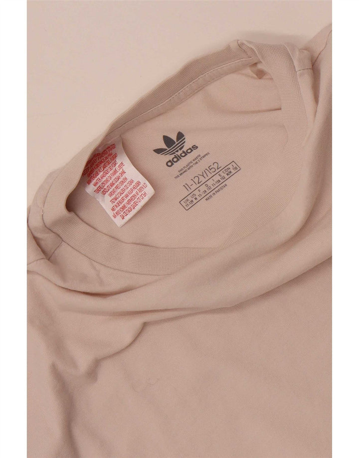 Adidas Boys T-Shirt Top 11-12 Years White