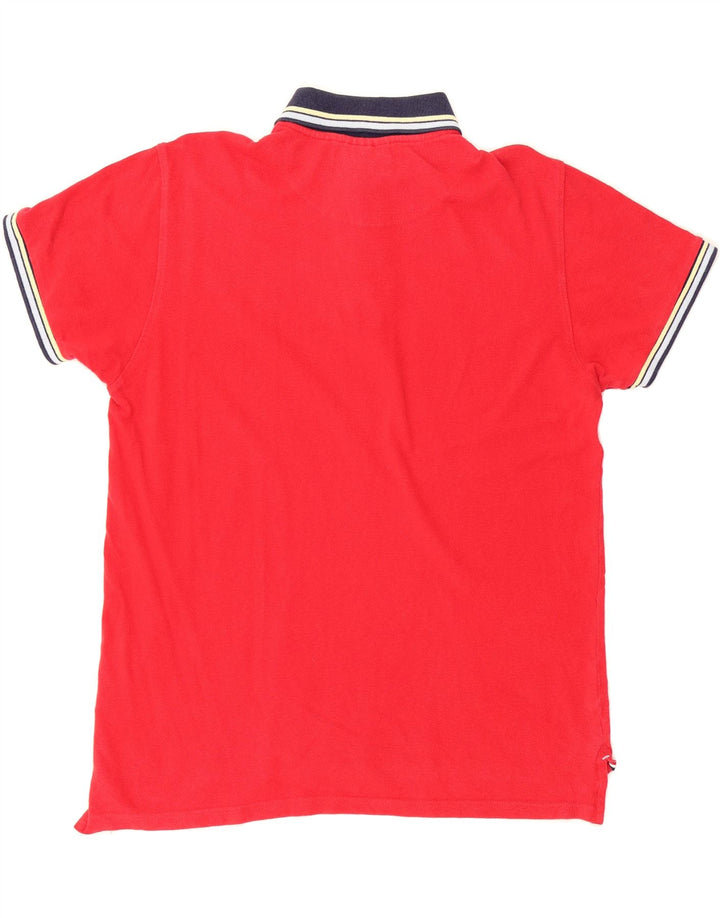 PIERRE CARDIN Mens Regular Fit Polo Shirt Medium Red Cotton Vintage Pierre Cardin and Second-Hand Pierre Cardin from Messina Hembry 