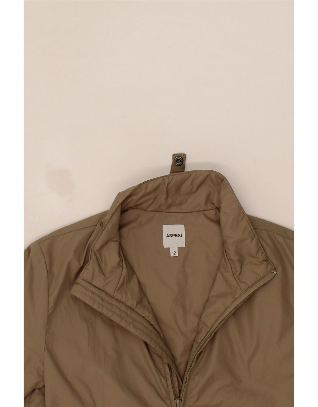 ASPESI Girls Bomber Jacket 11-12 Years Beige Polyester Vintage Aspesi and Second-Hand Aspesi from Messina Hembry 