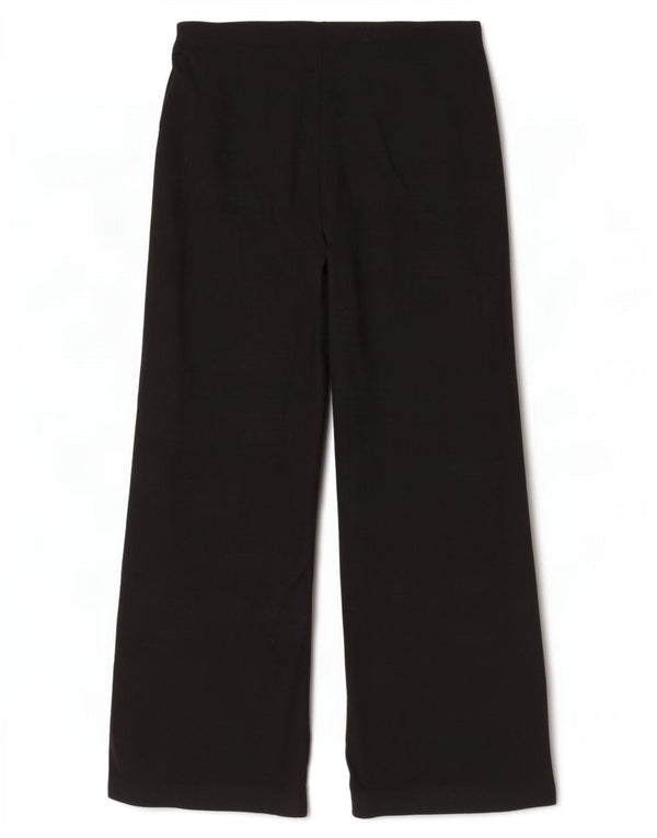 Marks & Spencer Damen-Freizeithose mit weitem Bein, UK 16, Größe L W36 L28, Schwarz