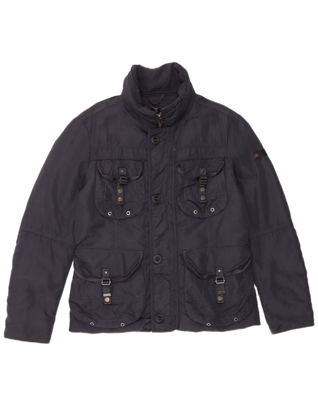 PEUTEREY Chaqueta utilitaria para hombre UK 38 Medium Azul marino Poliamida