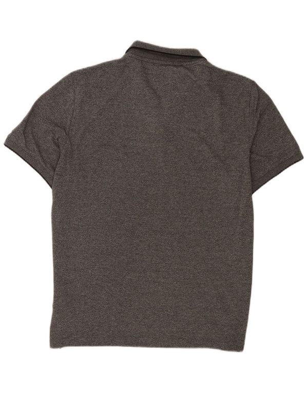 Superdry Mens Polo Shirt 2XL Grey Flecked Cotton