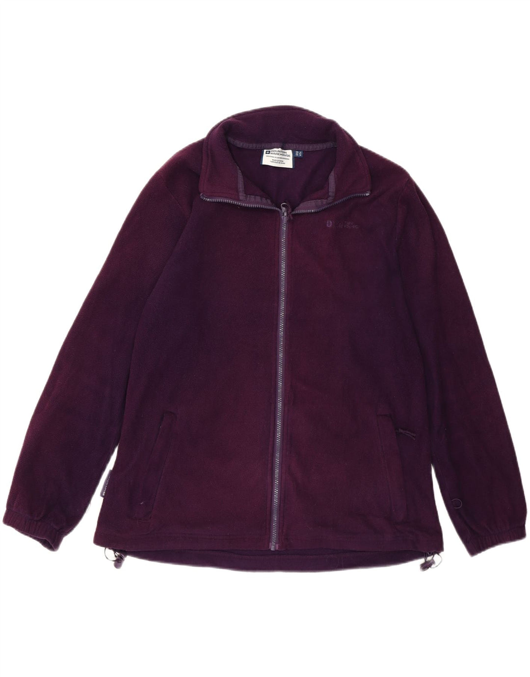 Mountain Warehouse Womens Fleece Jacket UK 14 Large Purple Polyester