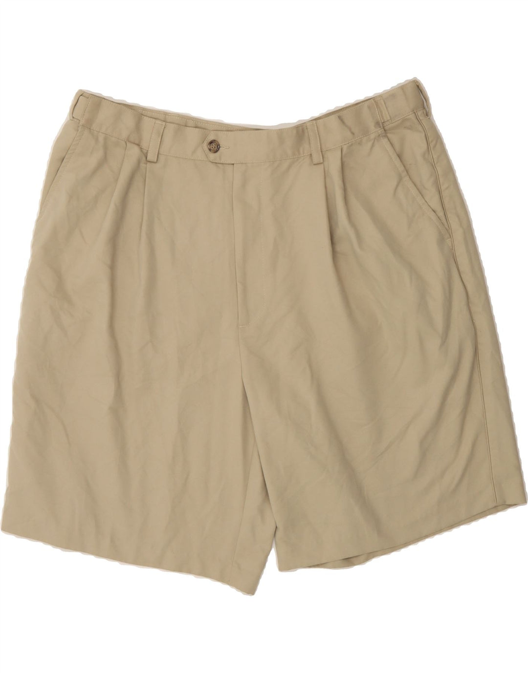 IZOD Mens Pegged Chino Shorts W40 XL Beige Polyester Vintage Izod and Second-Hand Izod from Messina Hembry 