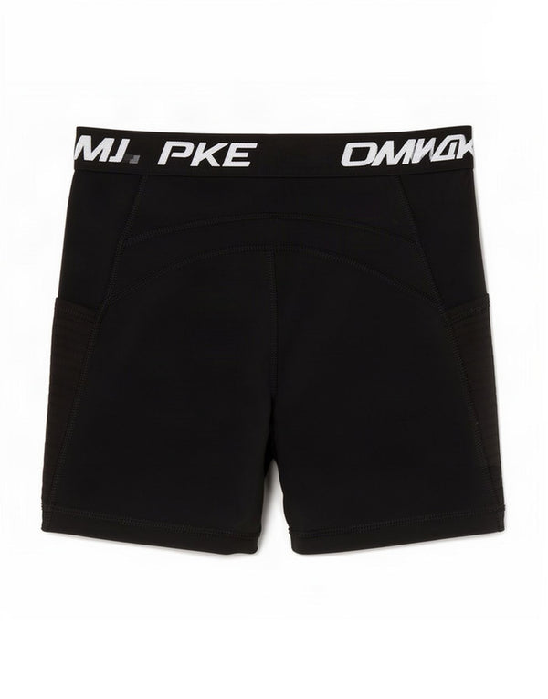 Γυναικεία γραφικά αθλητικά σορτς Nike Dri Fit UK 4 XS μαύρο πολυεστέρα