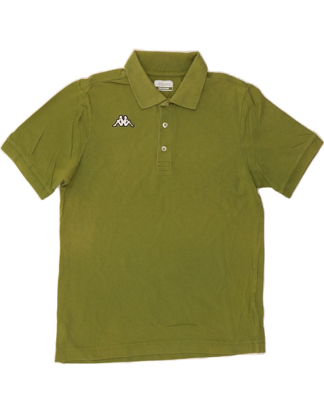 KAPPA Mens Polo Shirt Medium Green Vintage Kappa and Second-Hand Kappa from Messina Hembry 