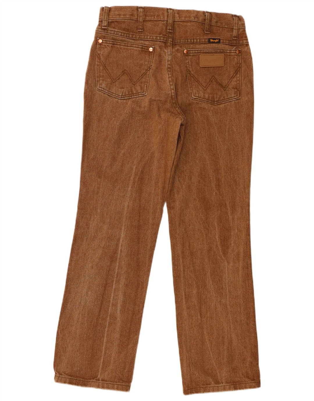 Wrangler Womens Straight Jeans W30 L30 Brown Cotton