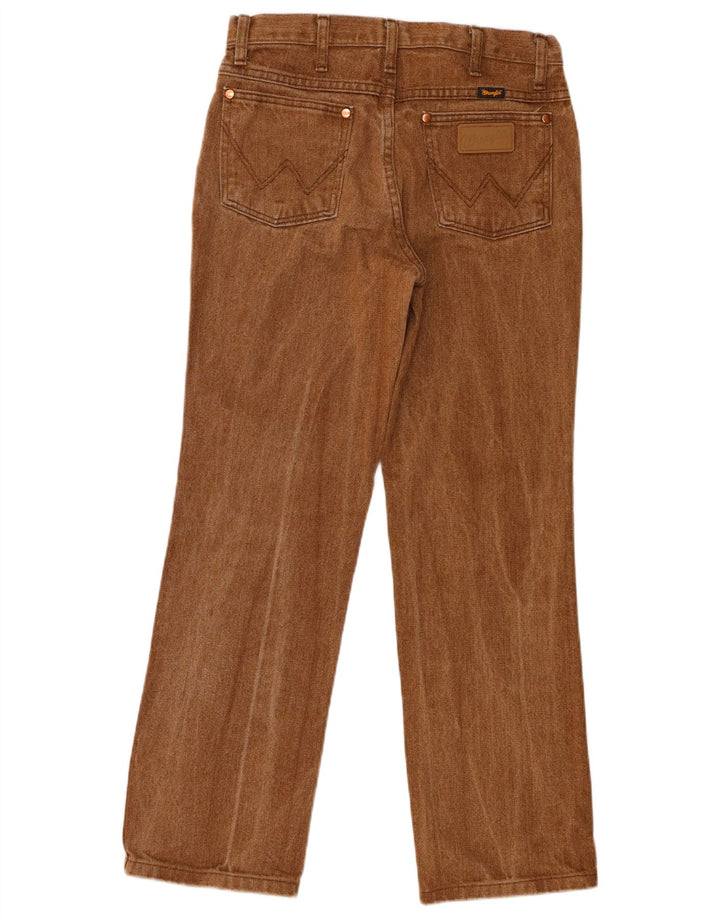 Wrangler Womens Straight Jeans W30 L30 Brown Cotton