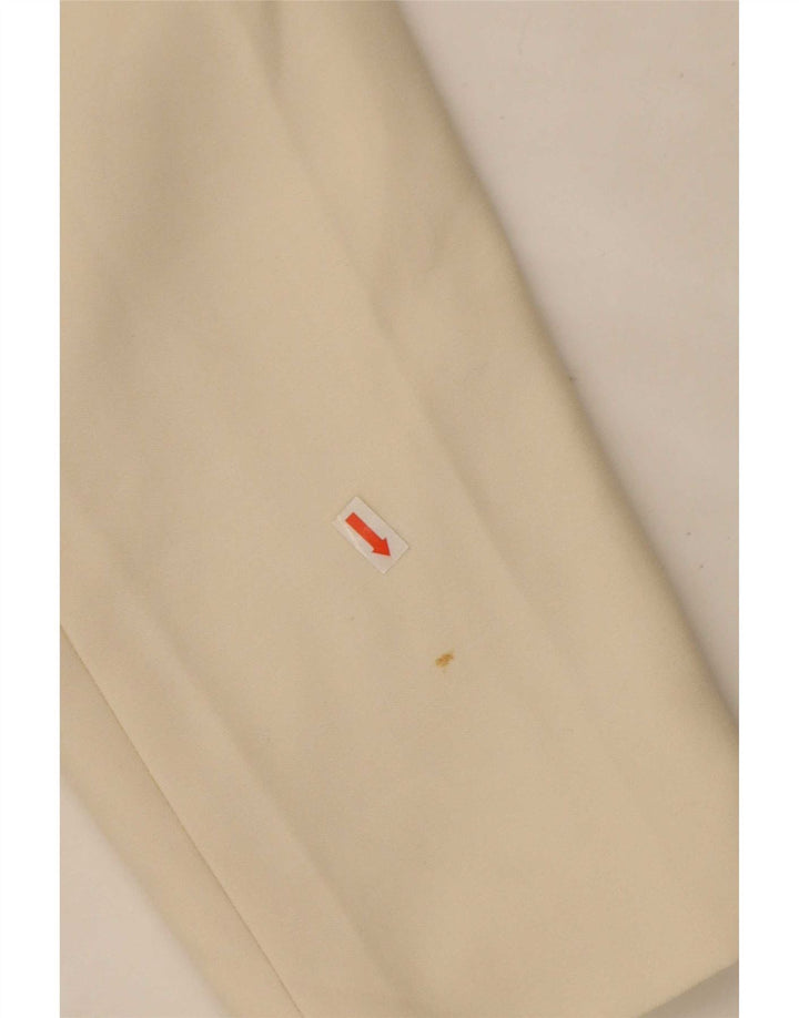 Marks & Spencer Mens Long 1 Button Blazer Jacket UK 40 Medium Off White