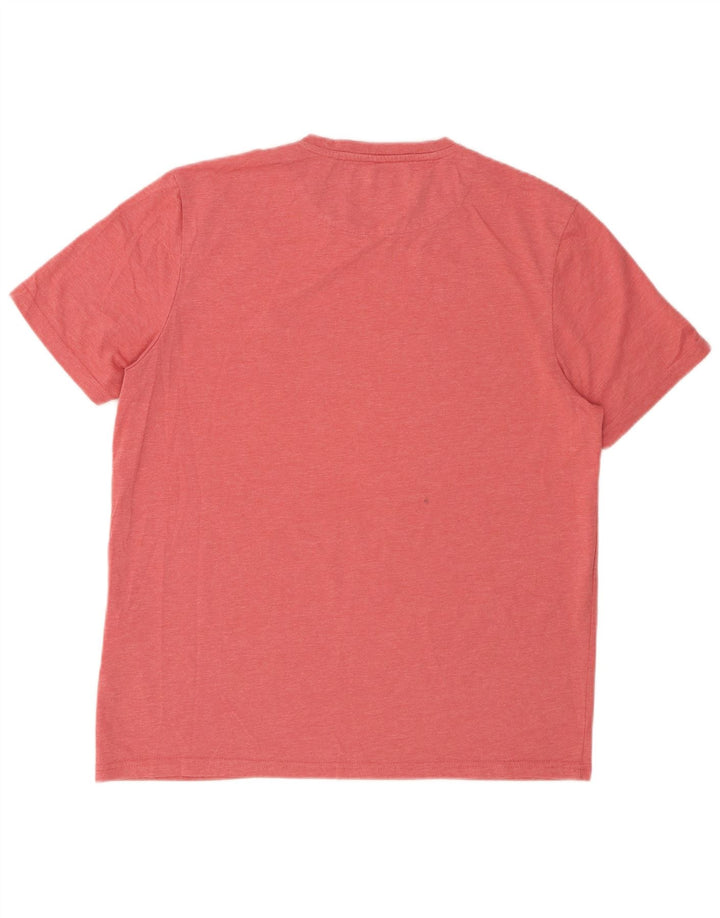 LYLE & SCOTT Herren T-Shirt Top Large Rot Polyester