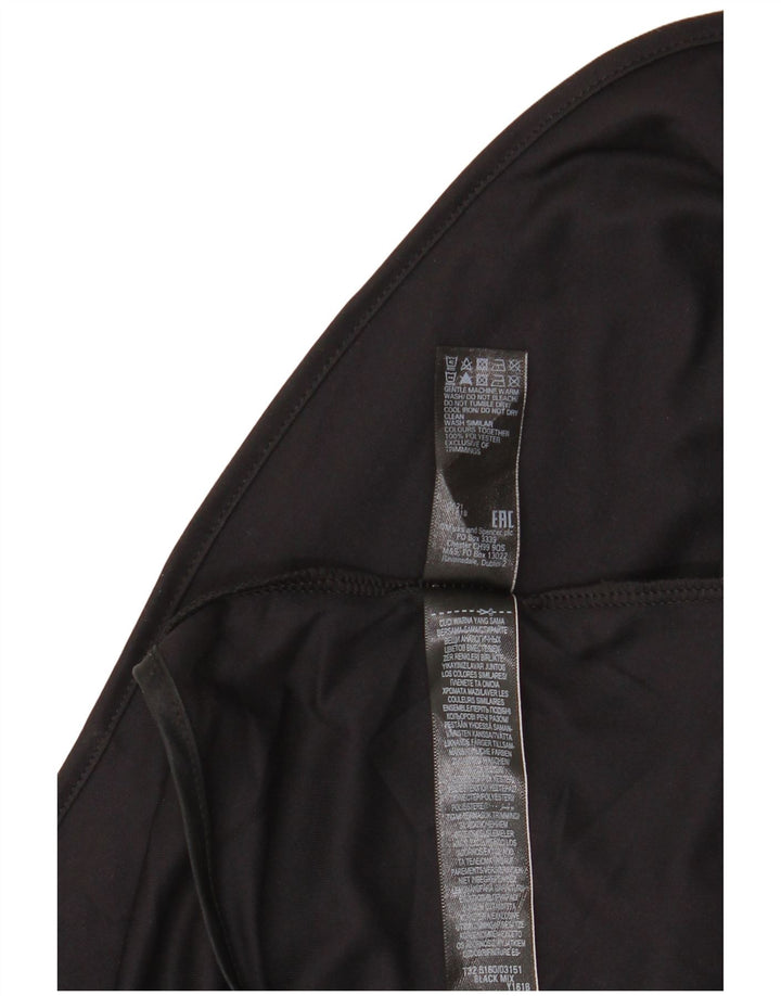 Marks & Spencer Womens Slip Dress UK 18 XL Black Polyester
