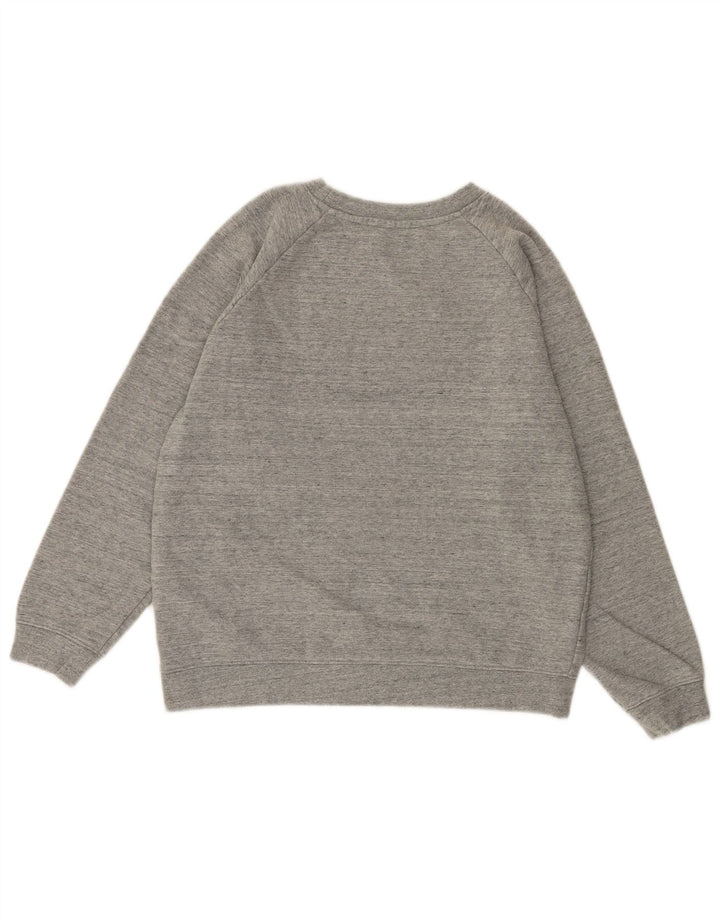 LEVI'S Womens Oversized Sweatshirt Jumper UK 10 Small Grey Cotton
