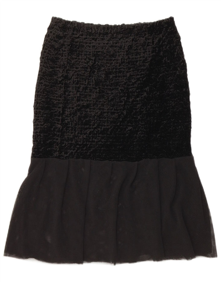 Vintage Womens Tulip Skirt W28 Medium  Black