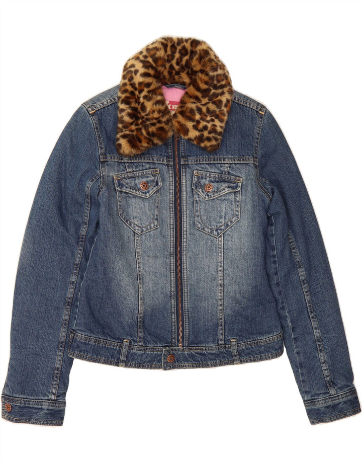 H&M Girls Denim Jacket 13-14 Years Blue Cotton Vintage H&M and Second-Hand H&M from Messina Hembry 