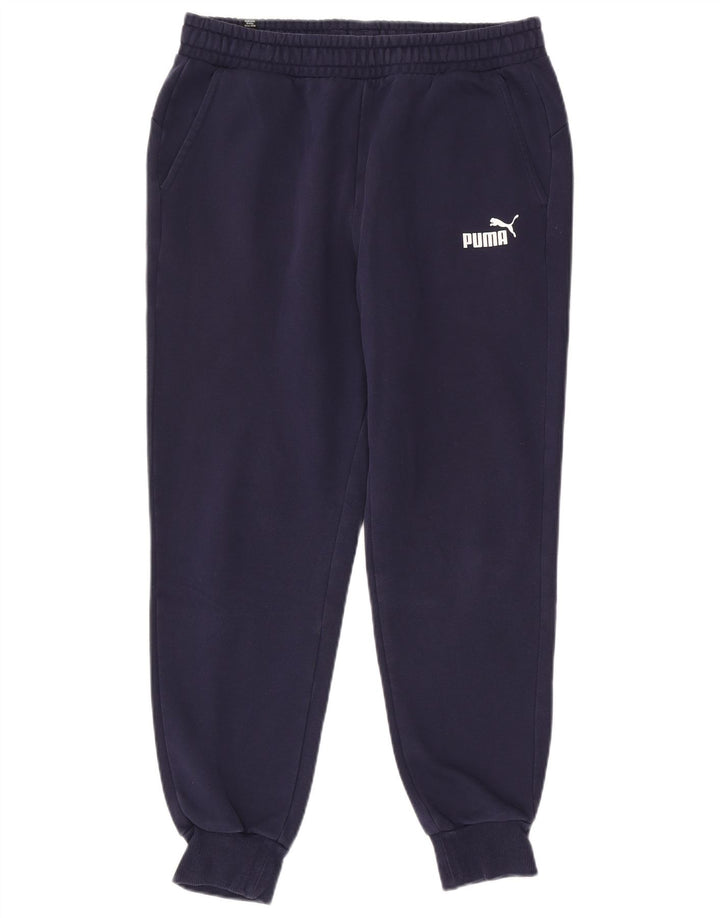 Puma Mens Tracksuit Trousers Joggers Large  Navy Blue
