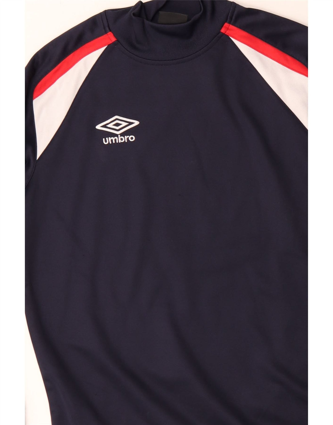Umbro Mens Sweatshirt Jumper XS Navy Blue Colourblock Polyester