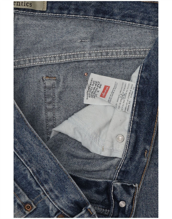 WRANGLER Mens Straight Jeans W36 L31 Blue Cotton