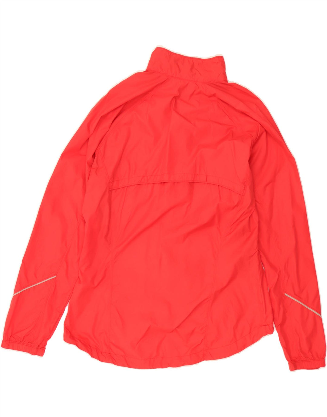 NIKE Womens Rain Jacket UK 16/18  Large Red Colourblock Nylon Vintage Nike and Second-Hand Nike from Messina Hembry 