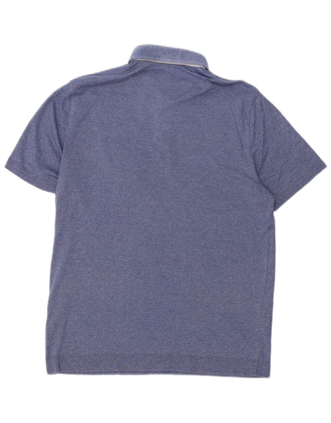 Ted Baker Mens Polo Shirt Size 5 XL Blue Cotton