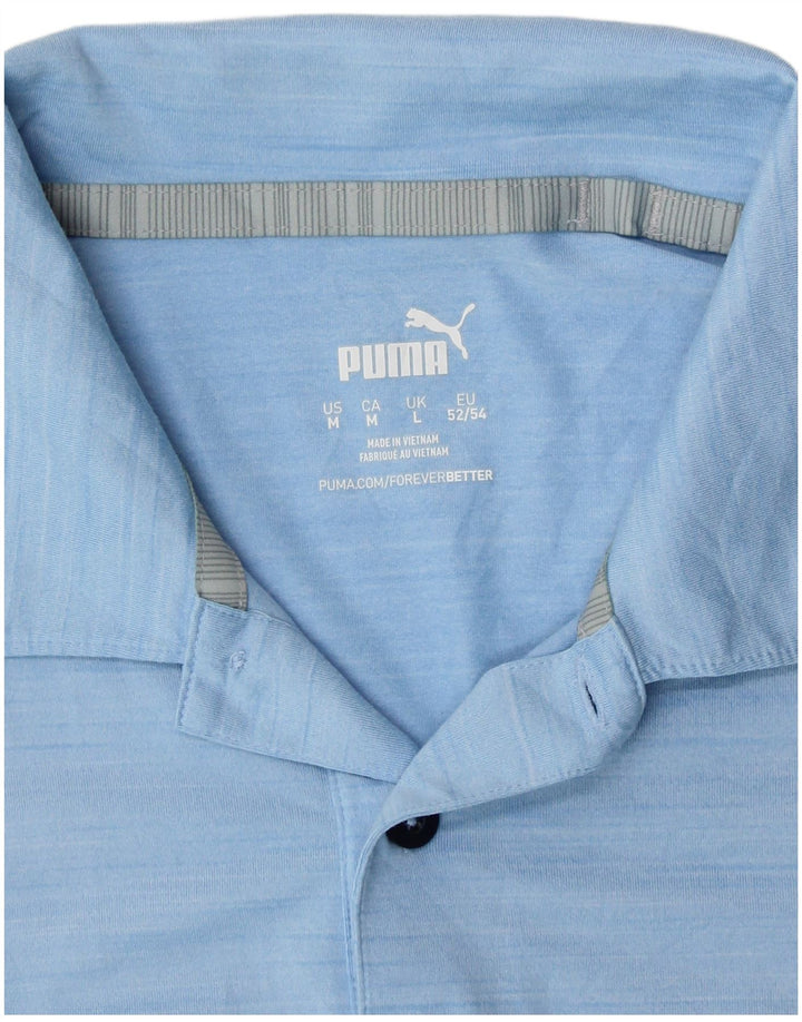 Tricou polo PUMA pentru bărbați, albastru mediu