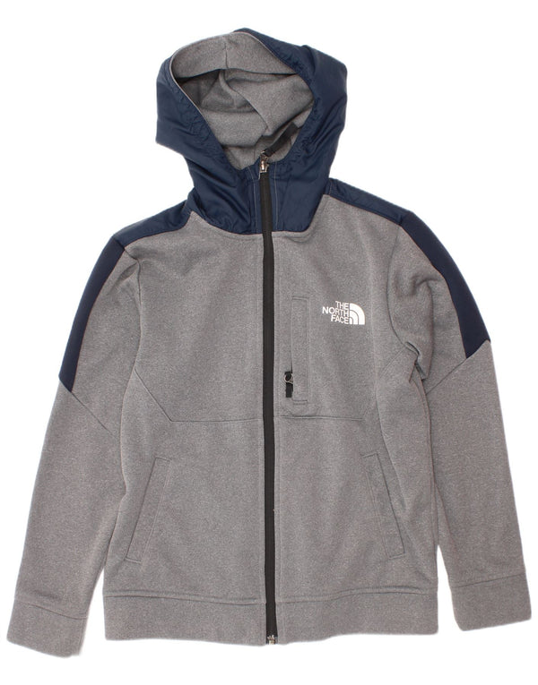 The North Face Boys Hættetrøje med lynlås 9-10 år Medium Grey Colourblock