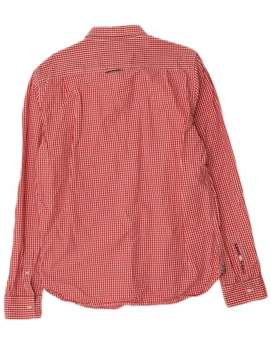 Superdry Herreskjorte XL Rød Gingham Bomuld