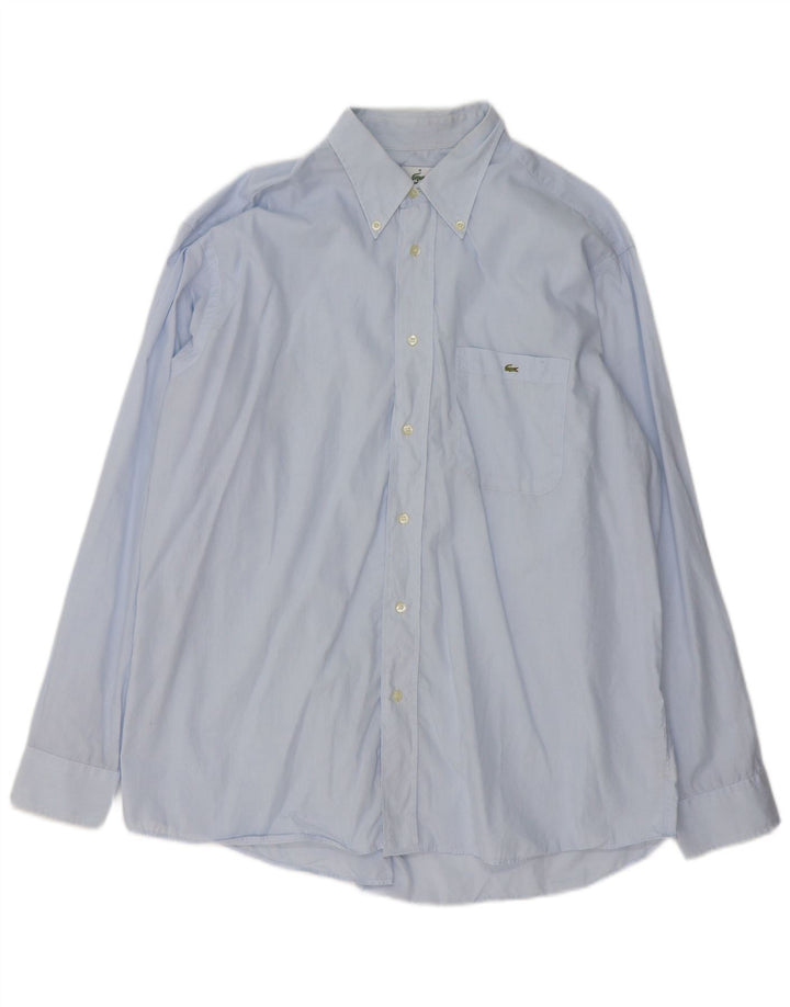 Lacoste Herreskjorte str. 43 Large Blue Cotton