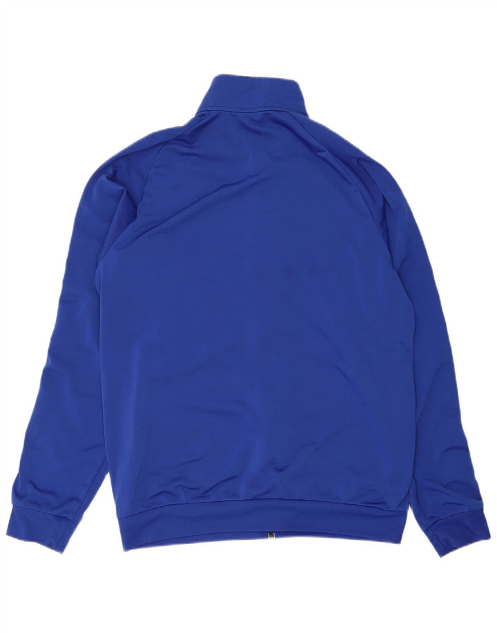 Adidas Mens Tracksuit Top Jacket Large Blue Polyester