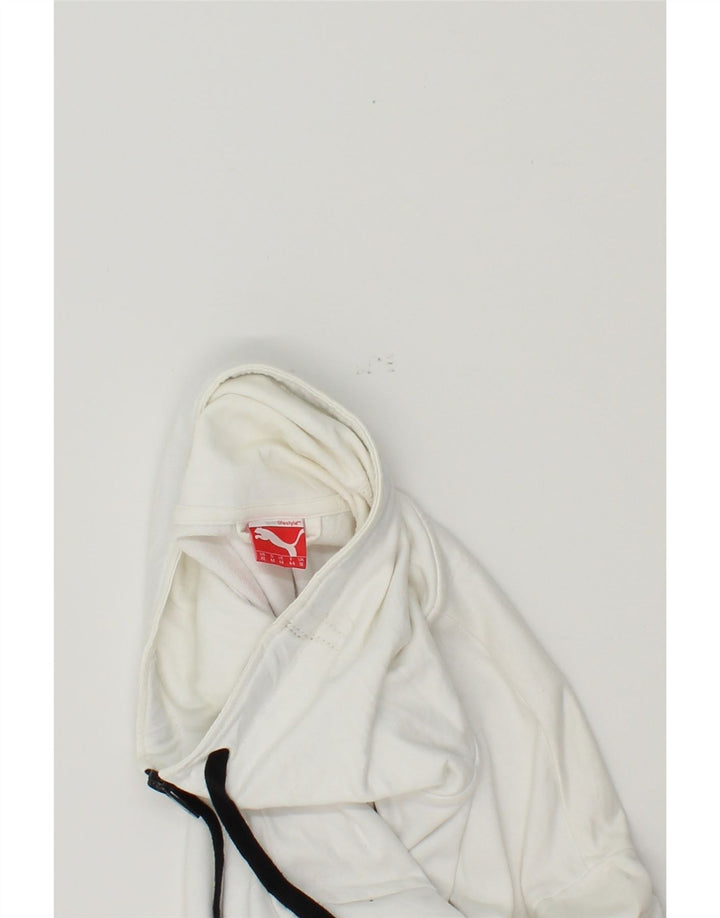 PUMA Womens Tracksuit Top Jacket UK 16 Medium  White Cotton Vintage Puma and Second-Hand Puma from Messina Hembry 