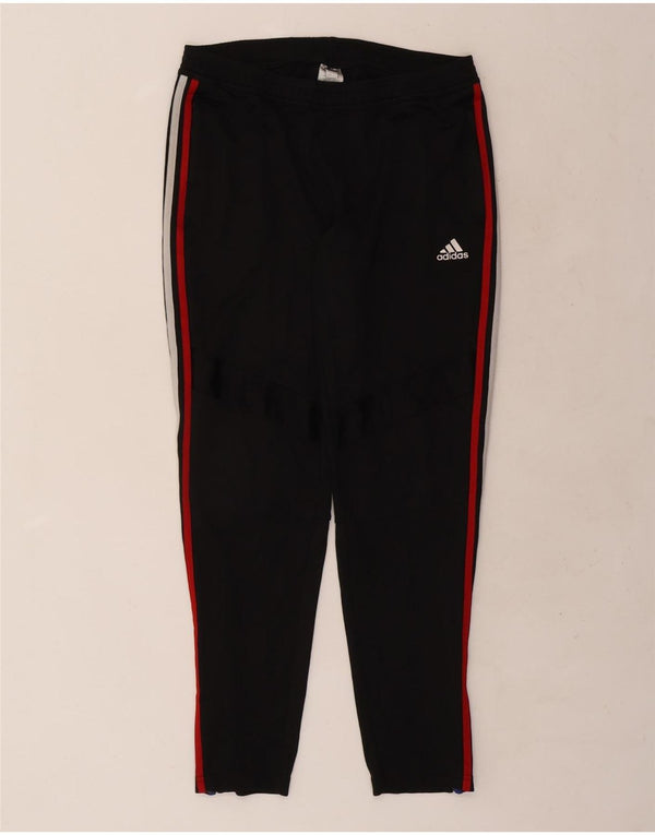 Pantaloni da tuta da donna Adidas UK 16/18 Large Nero Poliestere