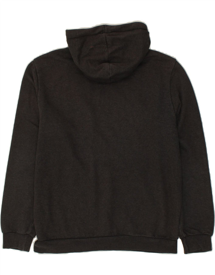 PUMA Mens Graphic Hoodie Jumper Medium Grey Cotton Vintage Puma and Second-Hand Puma from Messina Hembry 