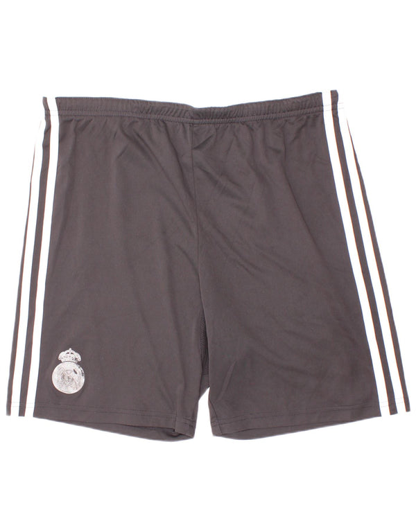 Pantaloncini sportivi Adidas Climacool da ragazzo 13-14 anni in poliestere nero
