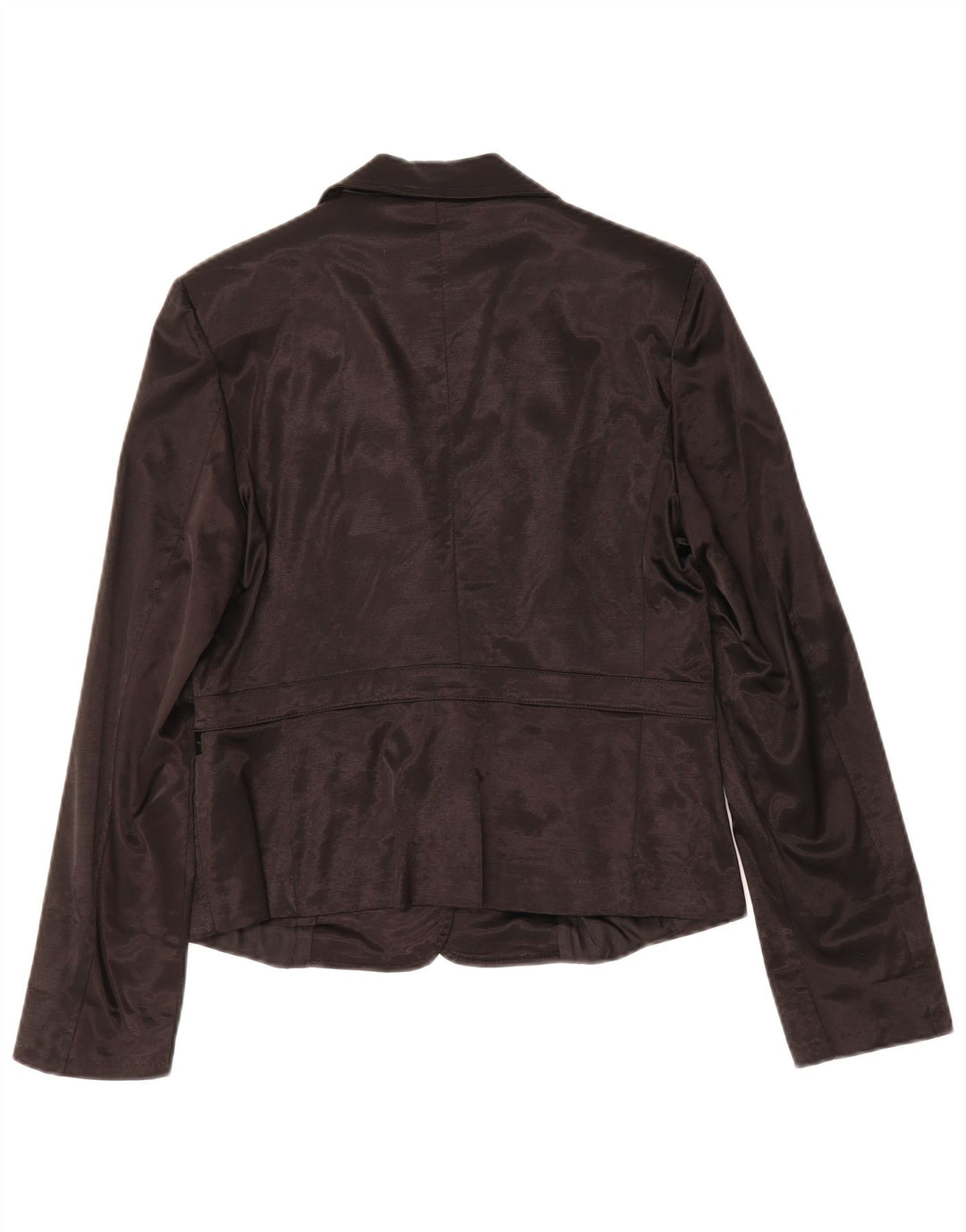 DENNY ROSE Womens 1 Button Blazer Jacket UK 14 Large Black Viscose