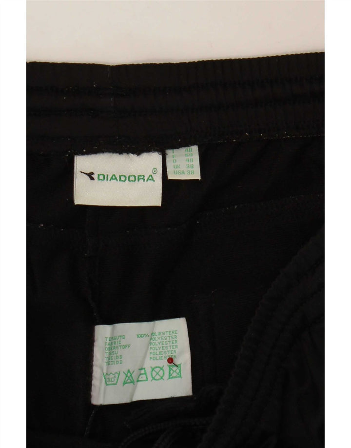 Diadora Mens Tracksuit Trousers XL Black Polyester