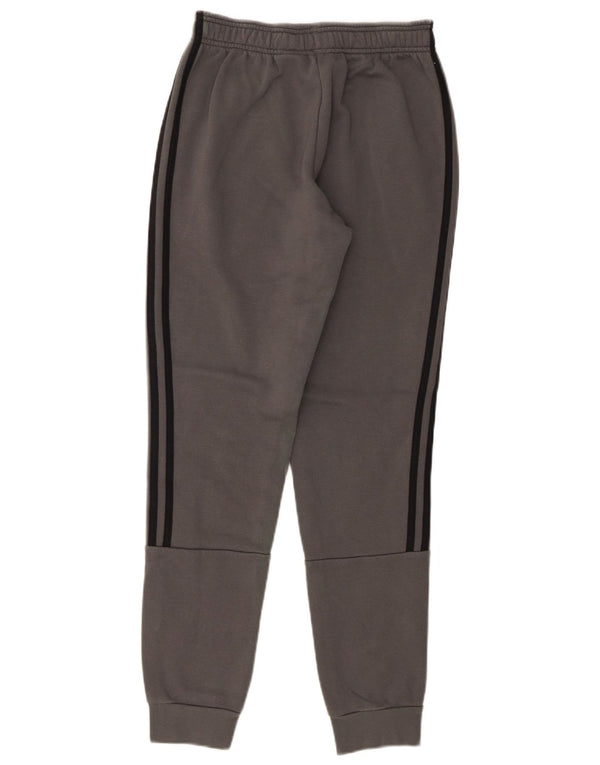 Adidas Mens Tracksuit Trousers Joggers XS Grey Cotton