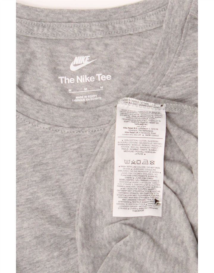 Nike Mens T-Shirt Top Medium Grey Cotton