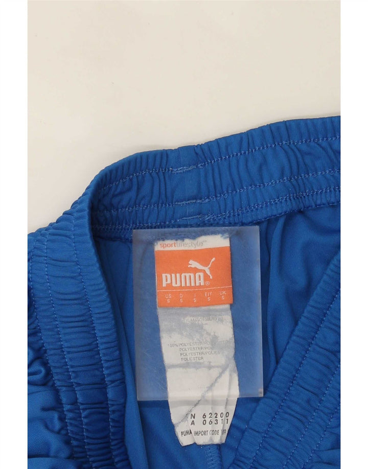 Puma Short de sport homme petit bleu polyester