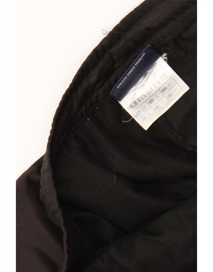 Umbro Mens Tracksuit Trousers Small  Black Polyester