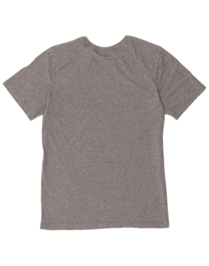 Jordan Mens Graphic T-Shirt Top Small Grey Cotton