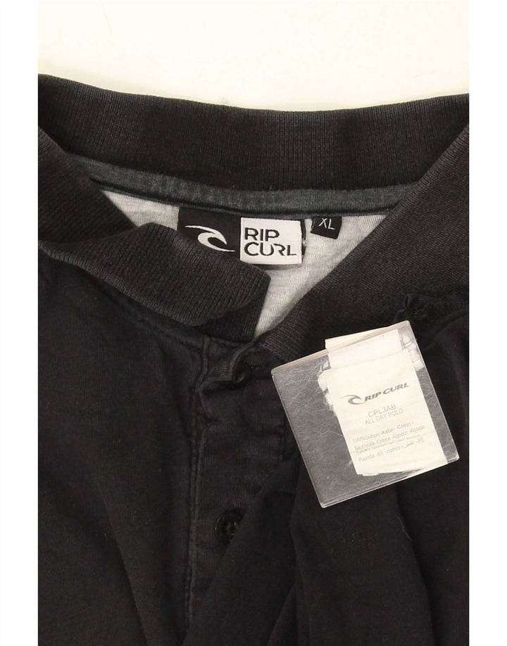 Męska koszulka polo Rip Curl XL, czarna, bawełniana