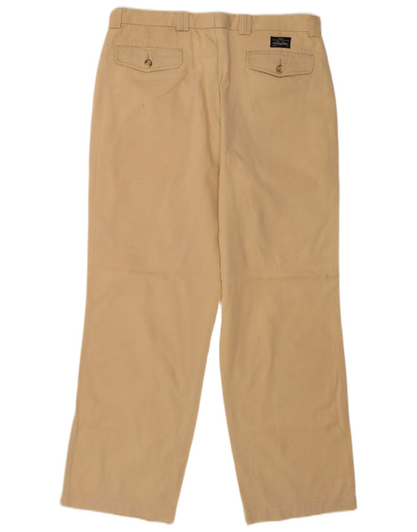 Levi's Mens Regular Chino Trousers W36 L30 Beige Cotton