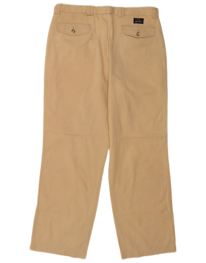 Levi's Mens Regular Chino Trousers W36 L30 Beige Cotton